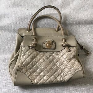 Marc Jacobs Cream Patent Satchel